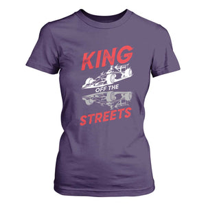 Racing Car T Shirt For Women King Of The Streets TS14 Purple Print Your Wear