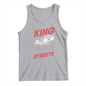 Racing Car Tank Top King Of The Streets TS14 Athletic Heather Print Your Wear