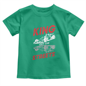 Racing Car Toddler T Shirt King Of The Streets TS14 Irish Green Print Your Wear