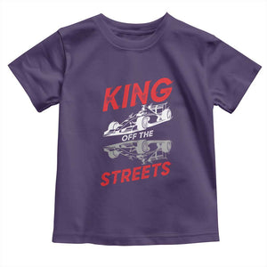 Racing Car Toddler T Shirt King Of The Streets TS14 Purple Print Your Wear