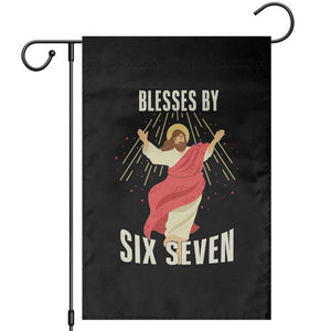 Christian 67 Meme Garden Flag Blesses By Six Seven Funny TS14 Black Print Your Wear