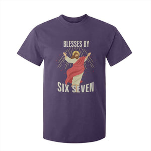 Christian 67 Meme T Shirt For Kid Blesses By Six Seven Funny TS14 Purple Print Your Wear