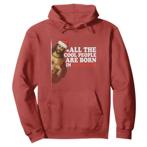 All The Cool People Are Born In December Hoodie Funny Christmas Christian Birthday TS14 Red Print Your Wear