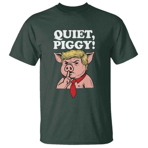 Quiet Piggy T Shirt Funny Anti Trump Political Meme - Print Your Wear
