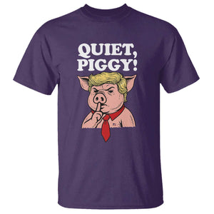 Quiet Piggy T Shirt Funny Anti Trump Political Meme - Print Your Wear