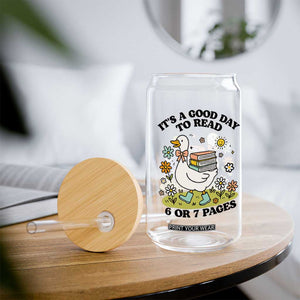 Its A Good Day To Read 6 or 7 Pages Glass Can Funny Six Seven Teacher Book Lover TS14 Print Your Wear