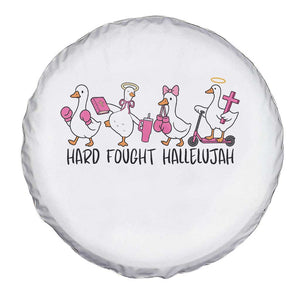Hard Fought Hallelujah Spare Tire Cover Funny Christian Goose TS14 Print Your Wear