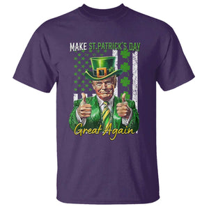 Funny Trump St Patricks Day Meme T Shirt Make St Patricks Day Great Again TS14 Purple Print Your Wear