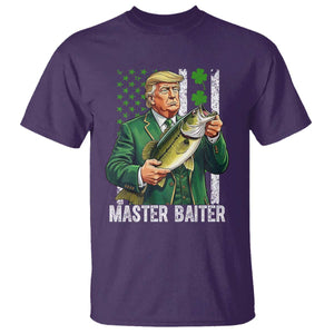 Funny Trump St Patricks Day T Shirt Patriotic Fisherman Bass Fishing Master Baiter TS14 Purple Print Your Wear