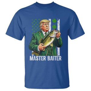 Funny Trump St Patricks Day T Shirt Patriotic Fisherman Bass Fishing Master Baiter TS14 Royal Blue Print Your Wear