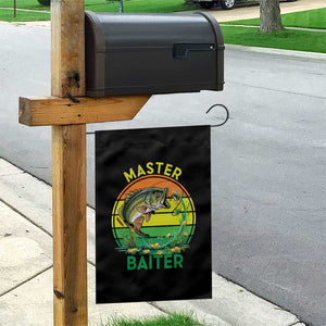 Funny Bass Fishing St Patricks Day Garden Flag Master Baiter TS14 Print Your Wear
