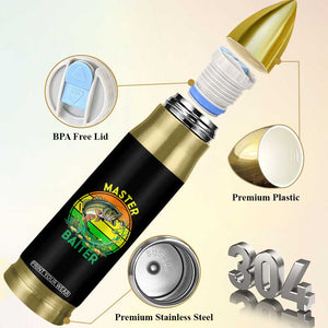 Funny Bass Fishing St Patricks Day Bullet Tumbler Master Baiter TS14 Print Your Wear