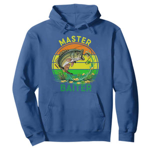 Funny Bass Fishing St Patricks Day Hoodie Master Baiter TS14 Royal Blue Print Your Wear