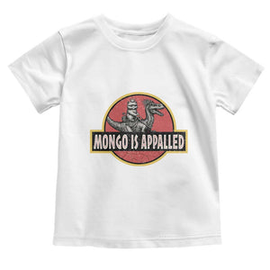 Retro Mongo is Appalled Toddler T Shirt Princess Cat Riding Dinosaur Book Lover TS14 White Print Your Wear