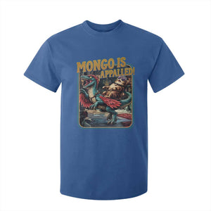Mongo is Appalled T Shirt For Kid Vintage Princess Cat Riding Dinosaur Sci-Fi Book Lover TS14 Royal Blue Print Your Wear