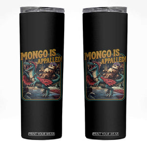 Mongo is Appalled Skinny Tumbler Vintage Princess Cat Riding Dinosaur Sci-Fi Book Lover TS14 Black Print Your Wear