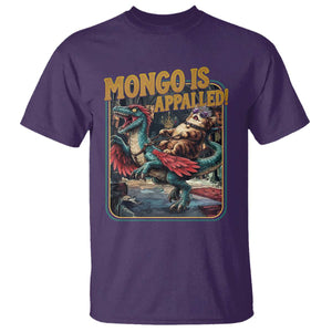 Mongo is Appalled T Shirt - Vintage Princess Cat Riding Dinosaur Sci-Fi Book Lover TS14 Purple Print Your Wear