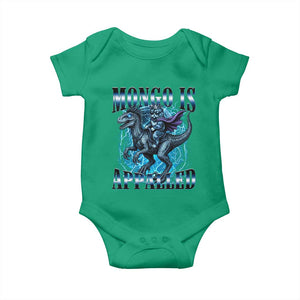 Mongo is Appalled Baby Onesie Funny Princess Cat Riding Dinosaur TS14 Irish Green Print Your Wear