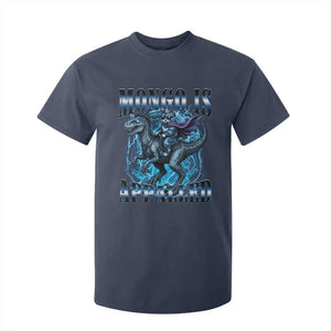 Mongo is Appalled T Shirt For Kid Funny Princess Cat Riding Dinosaur TS14 Navy Print Your Wear