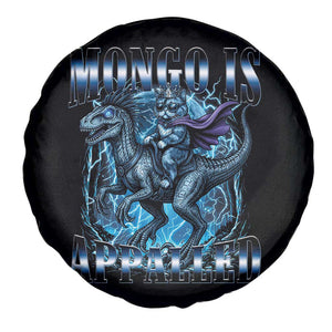Mongo is Appalled Spare Tire Cover Funny Princess Cat Riding Dinosaur TS14 Print Your Wear