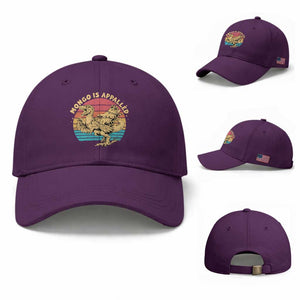 Mongo is Appalled Baseball Cap Vintage Princess Cat Riding Dinosaur TS14 Baseball Cap Universal Fit Purple Print Your Wear