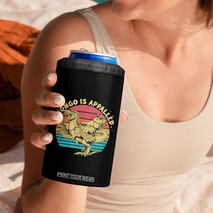 Mongo is Appalled 4 in 1 Can Cooler Tumbler Vintage Princess Cat Riding Dinosaur TS14 Print Your Wear