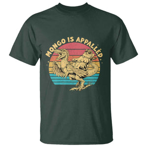 Mongo is Appalled T Shirt Vintage Princess Cat Riding Dinosaur TS14 Dark Forest Green Print Your Wear