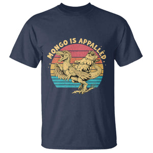Mongo is Appalled T Shirt Vintage Princess Cat Riding Dinosaur TS14 Navy Print Your Wear