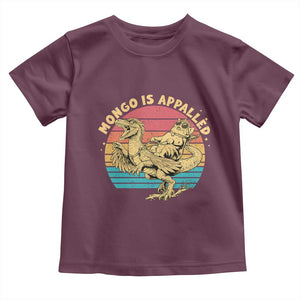 Mongo is Appalled Toddler T Shirt Vintage Princess Cat Riding Dinosaur TS14 Maroon Print Your Wear