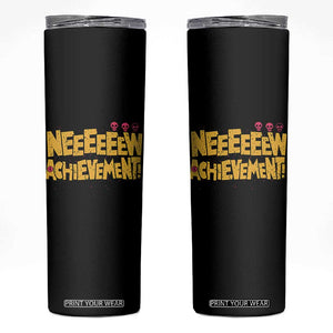 New Achievement Skinny Tumbler Funny Sci-Fi Book Lover TS14 Black Print Your Wear