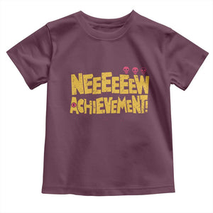 New Achievement Toddler T Shirt Funny Sci-Fi Book Lover TS14 Maroon Print Your Wear