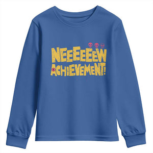 New Achievement Youth Sweatshirt Funny Sci-Fi Book Lover TS14 Royal Blue Print Your Wear