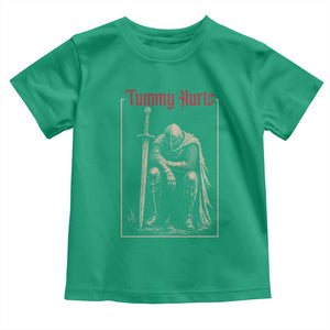 Tummy Hurts Toddler T Shirt Funny Medieval Knight Dark Meme TS14 Irish Green Print Your Wear