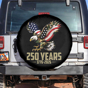 250 Years America Anniversary Spare Tire Cover Military Eagle American Flag Camo