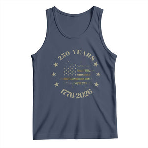 250 Years Anniversary Tank Top Camo American Flag Independence Day