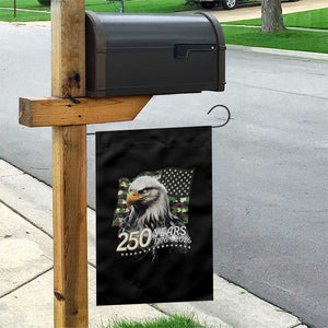 250 Years America Anniversary Garden Flag Patriotic Bald Eagle Military Tactical American Flag Camo