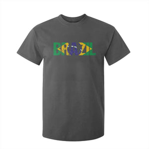 Brazil Brasil Flag T Shirt For Kid Vintage Distressed Brazil