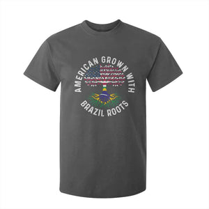 Brazilian Roots American Grown Tree Flag T Shirt For Kid
