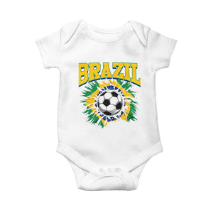Brazil Soccer Fan Baby Onesie Brazilian Football Game Day Fan