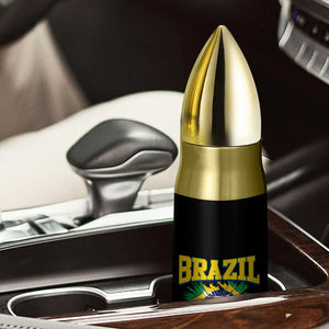 Brazil Soccer Fan Bullet Tumbler Brazilian Football Game Day Fan