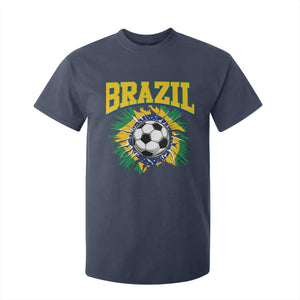 Brazil Soccer Fan T Shirt For Kid Brazilian Football Game Day Fan