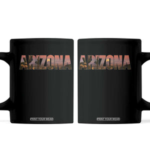 Arizona Photo Landscape Cactus Dessert Mountains Nature Coffee Mug