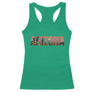 Arizona Photo Landscape Cactus Dessert Mountains Nature Racerback Tank Top