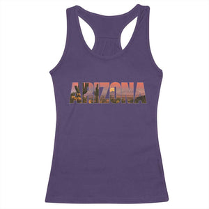 Arizona Photo Landscape Cactus Dessert Mountains Nature Racerback Tank Top