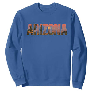 Arizona Photo Landscape Cactus Dessert Mountains Nature Sweatshirt