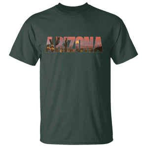 Arizona Photo Landscape Cactus Dessert Mountains Nature T Shirt