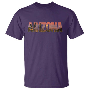 Arizona Photo Landscape Cactus Dessert Mountains Nature T Shirt