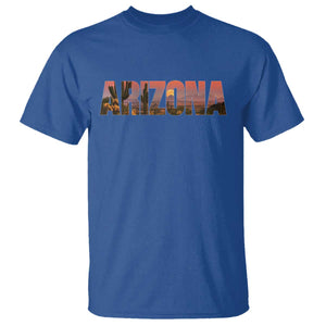 Arizona Photo Landscape Cactus Dessert Mountains Nature T Shirt