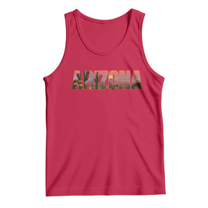 Arizona Photo Landscape Cactus Dessert Mountains Nature Tank Top