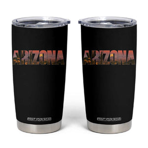 Arizona Photo Landscape Cactus Dessert Mountains Nature Tumbler Cup